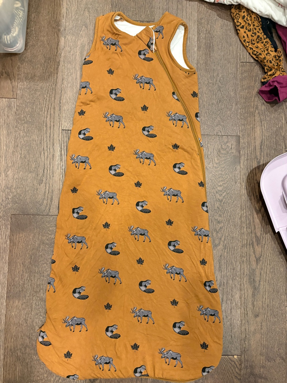 Kyte Baby 2.5 tog medium bamboo sleep sack in Canadian